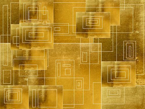 Square Gold For Elle Heart