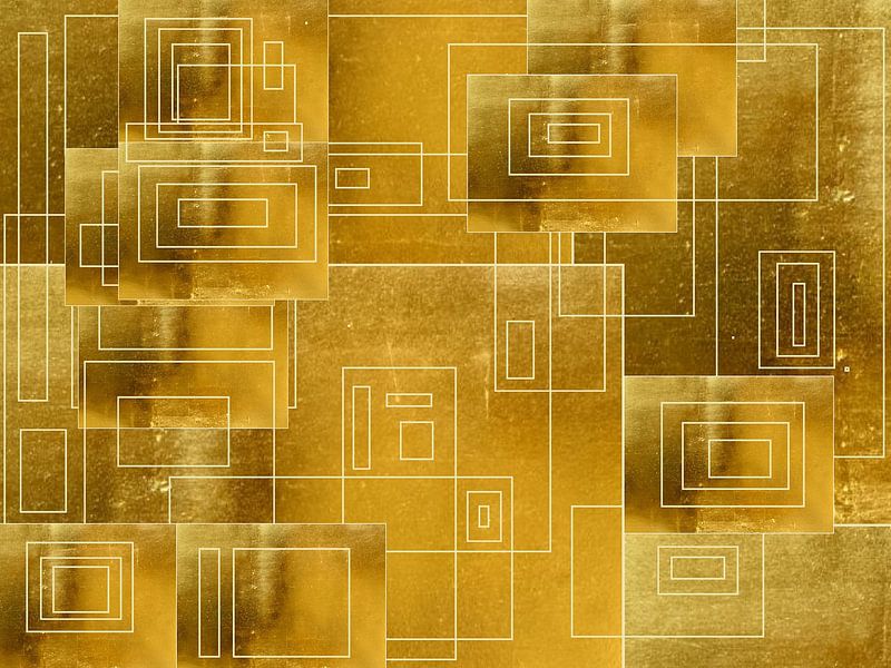 Square Gold For Elle Heart by Elle Hart