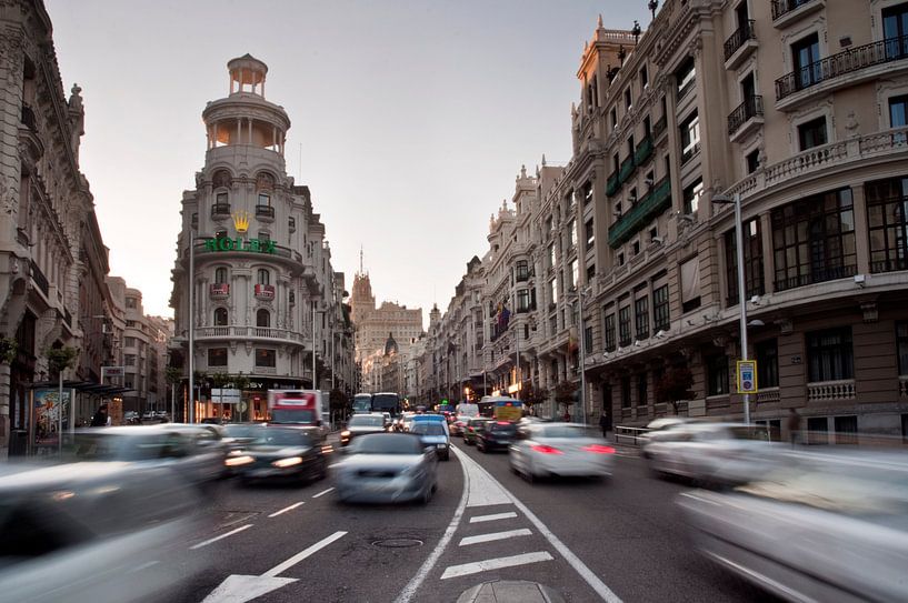 Madrid, Gran Via par Jan Sluijter