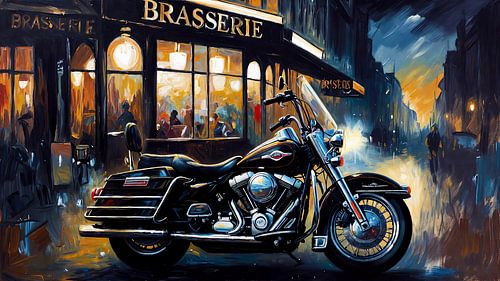 Harley voor een brasserie II