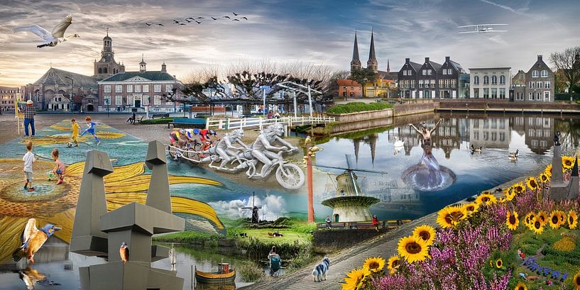 Kreative Etten-Leur-Collage 2024 von Egon Zitter