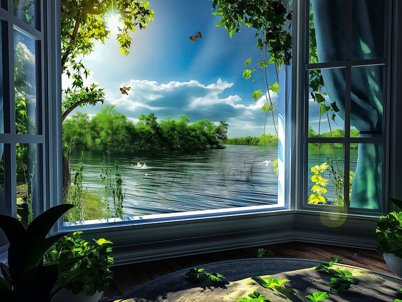 look out of the window by Egon Zitter