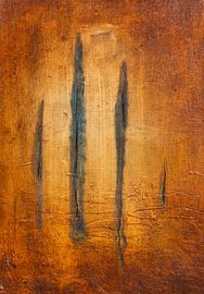 Modern Abstract Forest Cypress Sander Veen by Sander Veen