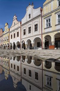 Das alte Zentrum von Telc in der Tschechischen Republik