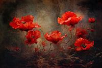 Poppies, painting