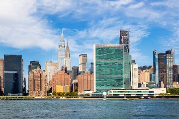 NEW YORK CITY East River Skyline van Melanie Viola