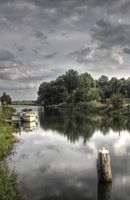 Oude IJssel Terborg Achterhoek Gelderland Holland fotoposter of  wanddecoratie