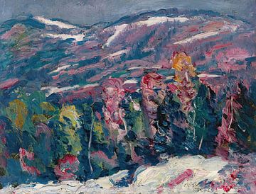 Chants de l'hiver, n° 3 (vers 1907 - 08) par Marsden Hartley sur Peter Balan