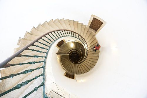 De spiraaltrap in het Museo do Pobo Galego