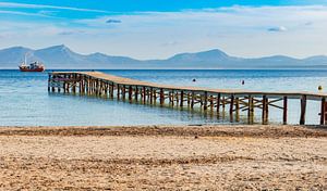 Baie d'Alcudia à Majorque, Espagne Îles Baléares