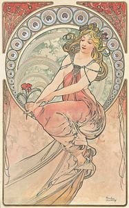La Peinture (1898) von Alphonse Mucha