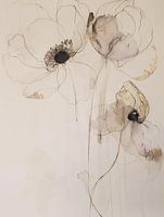 Blumen im Japandi-Stil
