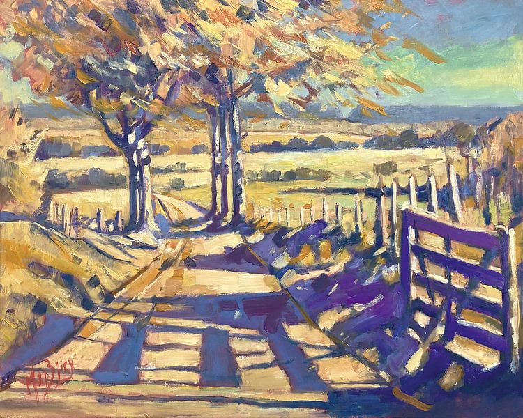 Road from Bosschenhuizen by Nop Briex