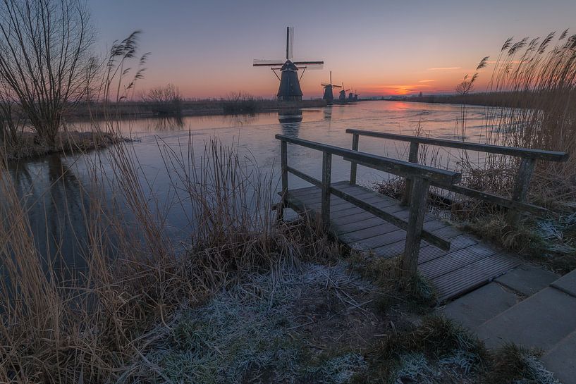 Zonsopkomst Kinderdijk von AdV Photography