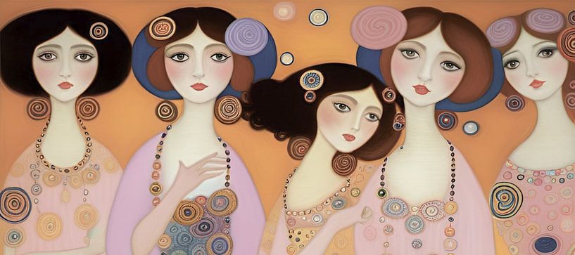 De vrouwen van klimt van Niek Traas