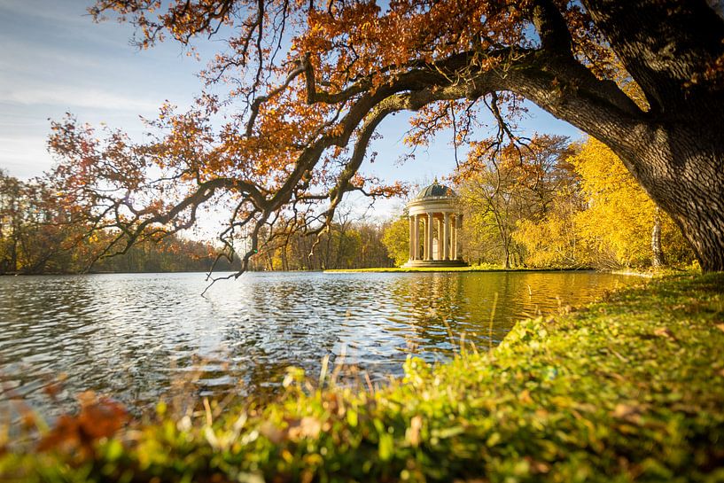 L'été indien dans le parc du château de Nymphenburg par Inaceline