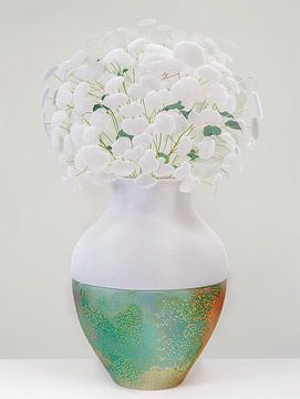 Pot de fleurs fantaisiste sur PixelMint.