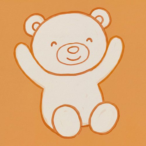 Ourson heureux n° 2 sur Andreas Magnusson