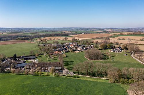 Luchtfoto van Bosschenhuizen een buurtschap van Simpelveld