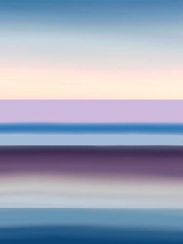 Lila Farbtöne - Sonnenuntergang-Motiv
