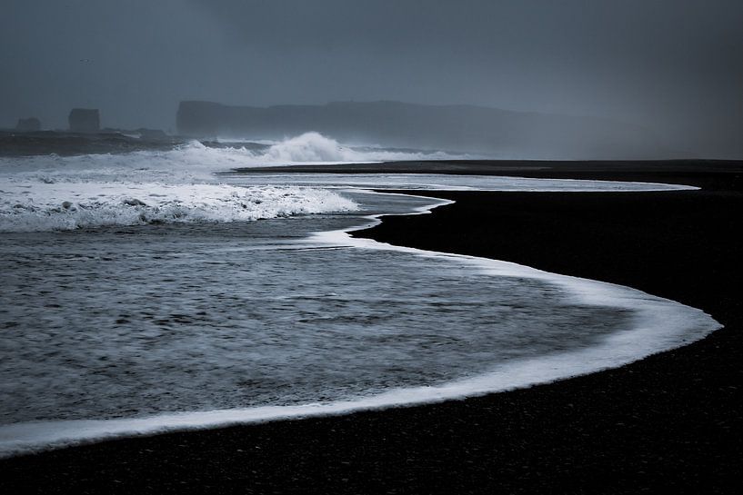 Schwarzer Sandstrand Reynisfjara von Jurjen Veerman