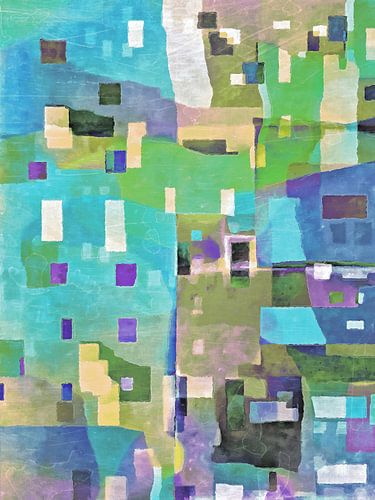 L'heure bleue - une impression abstraite