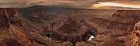 Panorama von Tatahatso Point, Arizona von Henk Meijer Photography Miniaturansicht