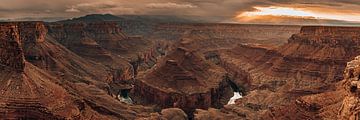 Panorama von Tatahatso Point, Arizona von Henk Meijer Photography
