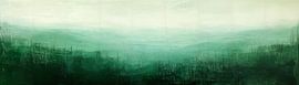 Abstract Groen | Horizon van De Mooiste Kunst
