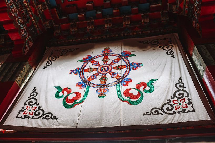Tibetaans gelukssymbool: het Dharmawiel van Your Travel Reporter