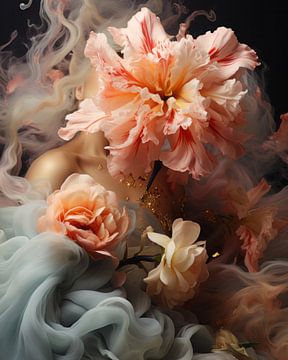 Kleurrijke explosie van bloemen van Carla Van Iersel