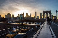 Zonsondergang Brooklyn Bridge