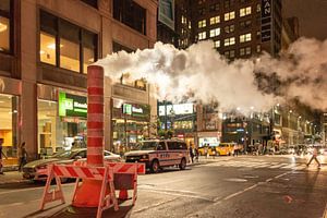 Dampfleitung in New York (Manhattan)