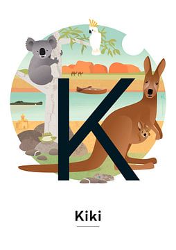 Name poster Kiki by Hannah Barrow