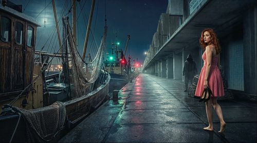 Lost at Dawn – A Cinematic Story in Scheveningen Harbour
