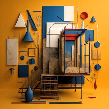 Die gelbe blaue rote Unwirklichkeit von Gert-Jan Siesling