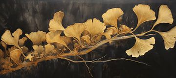 Ginkgo Modern 4955 von Wunderbare Kunst