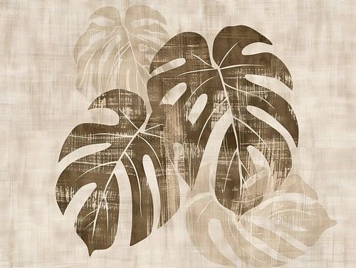 Peinture sur feuilles | Silhouette Sérénité