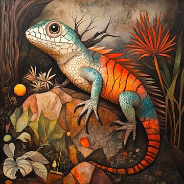 Lizard by Jutta Maria Pusl