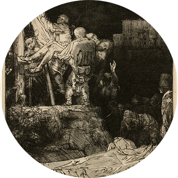 Rembrandt van Rijn, De Kruisafneming bij Toorts licht
