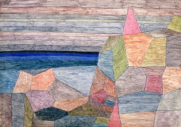 Promontorio Ph. (1933) peinture de Paul Klee. Original du musée Kunstmuseum Basel. sur Studio POPPY