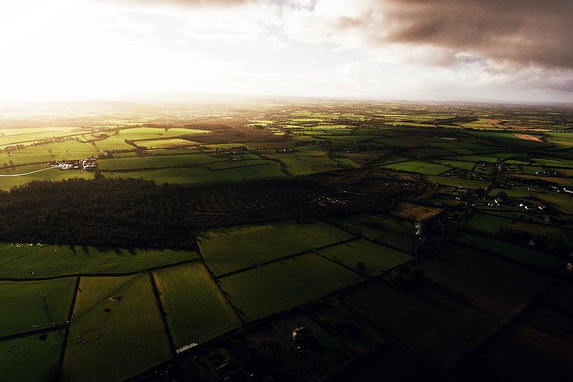 Green Fields by Walljar
