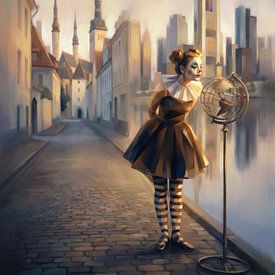 Harlekin zwischen Gestern und Morgen von Max Steinwald