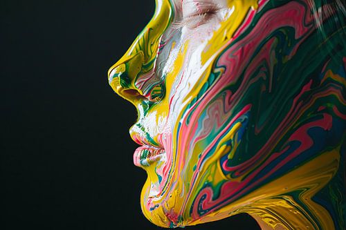 verstild digitaal portret