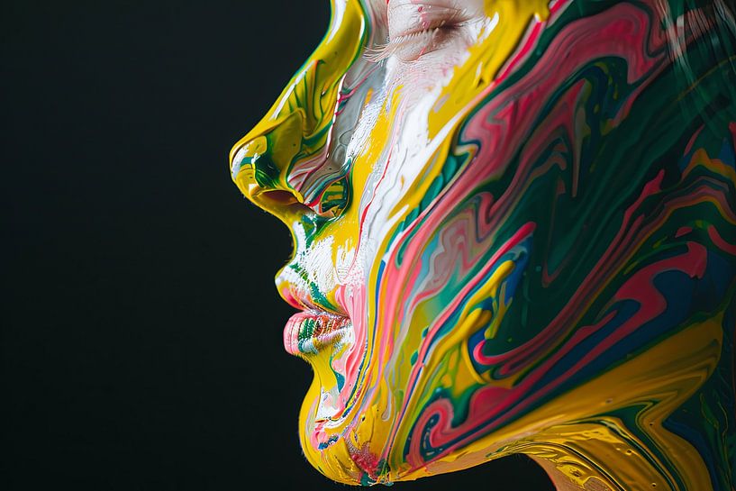 hushed digital portrait by Egon Zitter