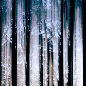 Abstrakte Waldlandschaft von Lucia Leemans