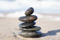 Meditatie aan zee
