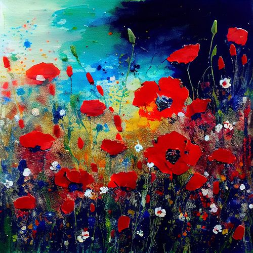 Coquelicots dansants