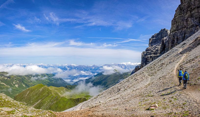 Bergbeklimmen in de Kalkkögeln in het Stubaital van Karl Walkam