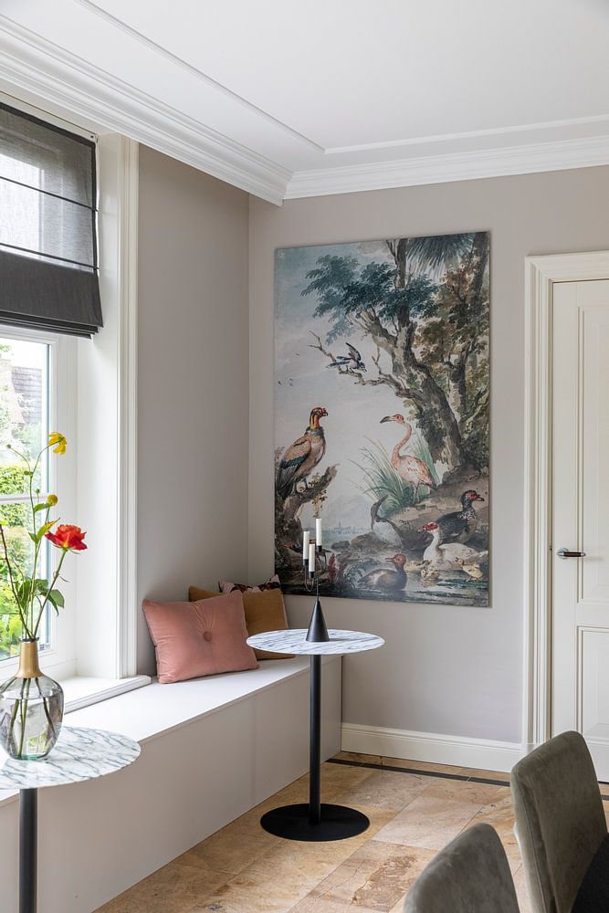 Landschaft mit exotischen Vögeln Aert Schouman (1710-1792) 1765  von Debby Scholtes 